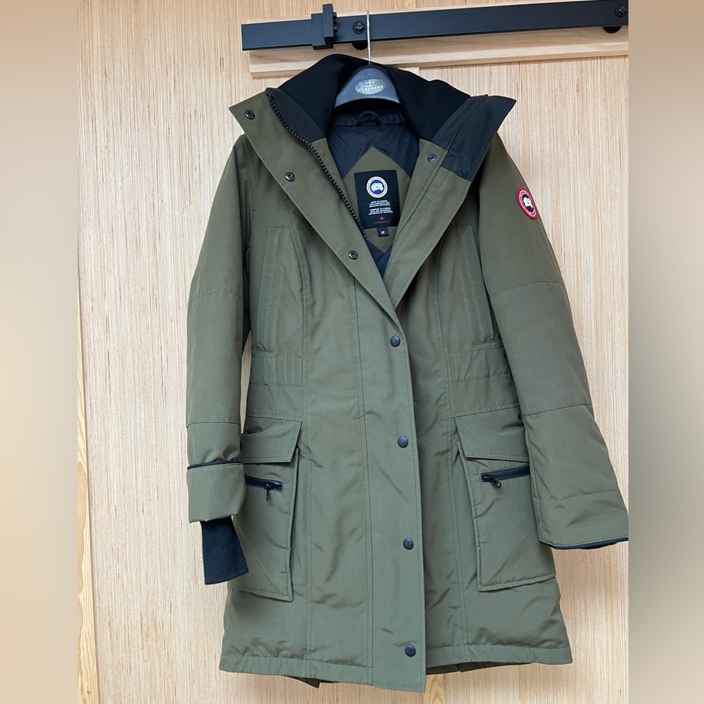 Canada Goose Kinley Olive Parka Coat